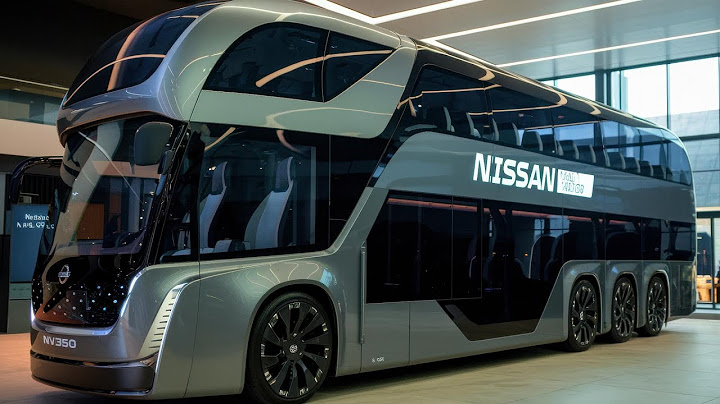A Futuristic Double Decker Motorhome! 2026 NISSAN NV350