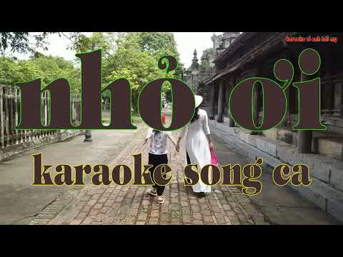 nhỏ ơi karaoke song ca