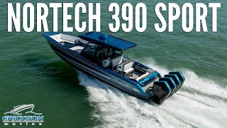Nor-Tech 390 Sport Powered With Quad 400s Walkthrough | Erickson Marine Sarasota