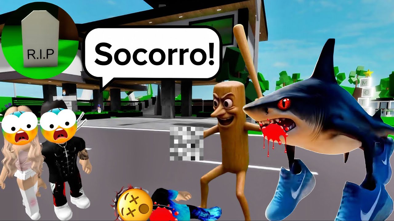 Os Brainrots invadiram o condomínio e atacaram - História Roblox