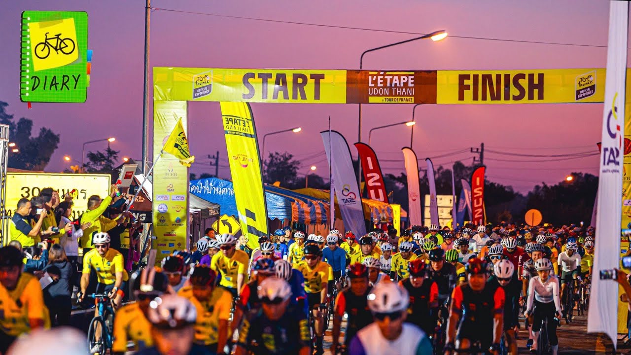 งานแข่งจักรยานอุดรธานี LeTape Udon Thani Thailand 2024 Experience