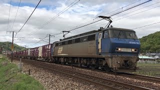 JR貨物　貴重な鯨！  1086レ　EF200-19号機  【山陽本線　瀬戸～万富間】