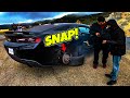 Camaro Wheel Snaps Off During Donuts🚫