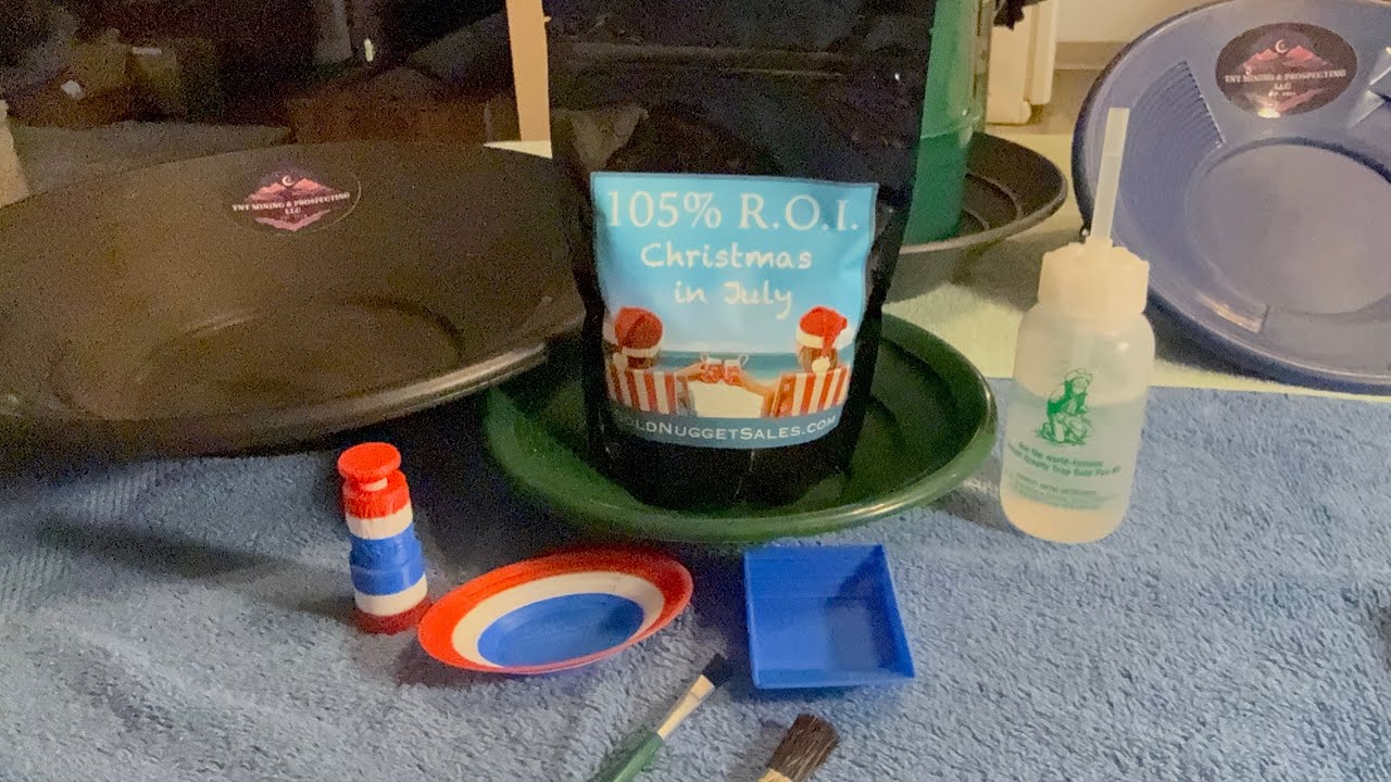 GNS Paydirt Review/3.15 grams Thru Prospectors Tripps Gold Cleaner 61/M2. 