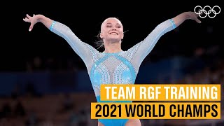 Angelina Melnikova and the women of the Russian Gymnastics Federation dazzle ahead of 2021 Worlds!
