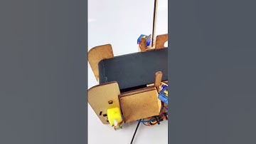 Esteira Arduino MDF com sensor de cores! #automação #industrial #arduino  #usinainfo #robotica