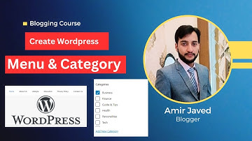 How to Create Menu & Categories in Wordpress Blog II Free Blogging Course in Urdu 2023