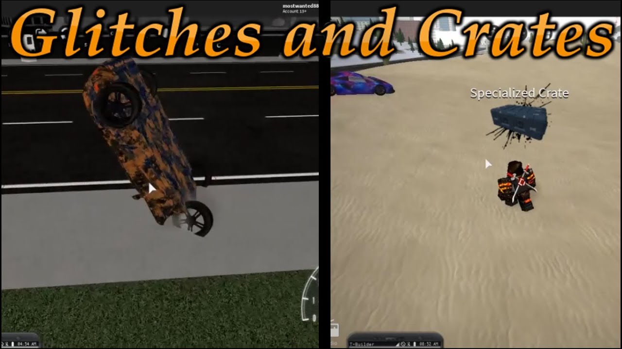 Glitches And Crate Drops Vehicle Simulator W Mrchumpgaming