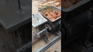 Stainless steel mud making machine pottery laboratory teaching vacuum ceramic extruder equipment