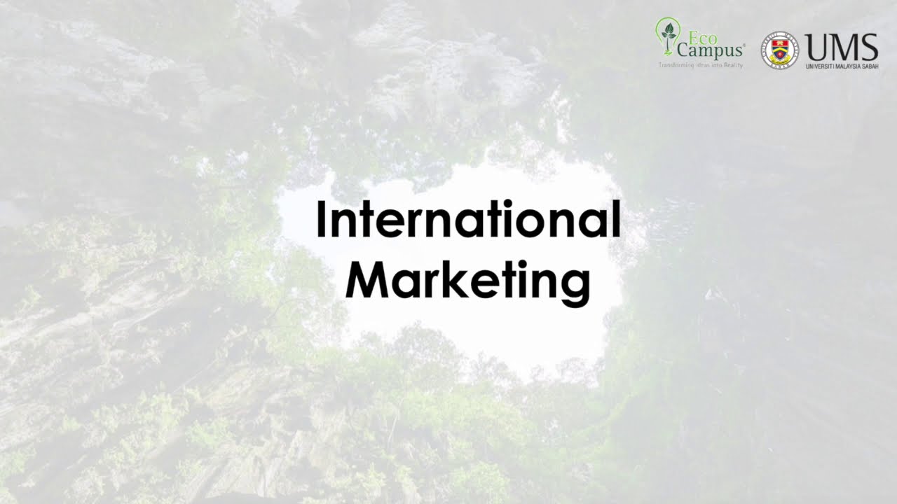 INTERNATIONAL MARKETING