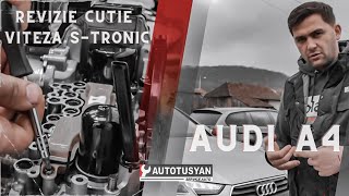 Audi A4 B9 2.0 TDI, 190 de cai  revizie cutie automata stronic (schimb filtre cutie automata)