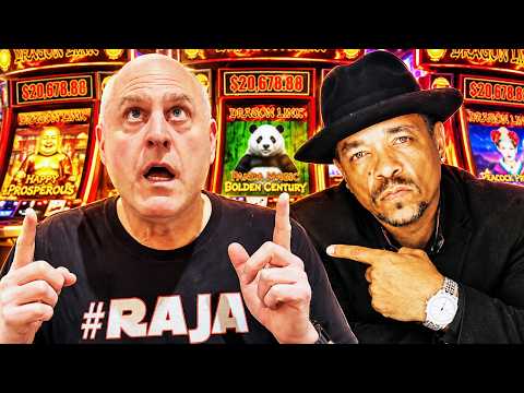 The Raja & Ice-T Take On An EPIC High Limit Slot Challenge Together!!