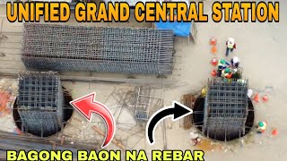 Bagong baon na rebar MRT7 NORTH AVE COMMON STATION UNIFIED GRAND CENTRAL STATION UPDATE 05/06/2024