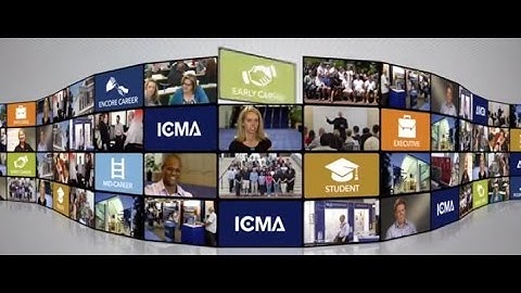 ICMA: The Community You Need for the Community that Needs You