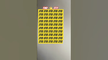 find 872 in 2 sec #Number challeng #viral #trending #short