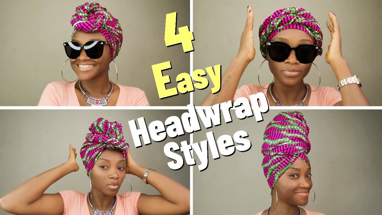 African Head Wrap Tutorial Video | How To Tie Turban | Liberian Vlog ...