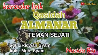 TEMAN SEJATI - KARAOKE - ALMANAR [ Versi lirik ]