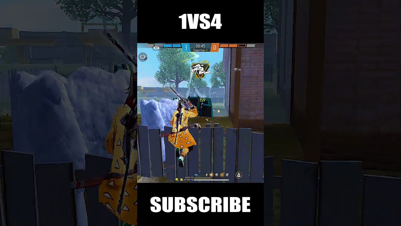 DOUBLE AWM 1V4 OVER POWER 💪 SQUAD WIPE GAME PLAY 👑 