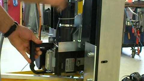How to strip a modular pallet strapping machine head.