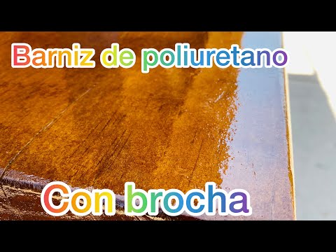 DIY: Cómo aplicar Poliuretano para Maderas da Interior 