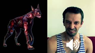 Resident Evil 1 - dogs sounds (trying to sound like a RE dog)
