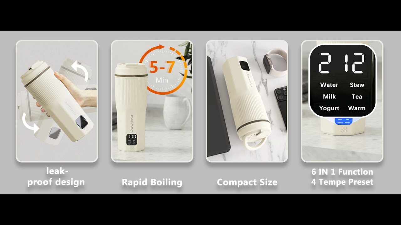 Dual Voltage Portable Electric Kettle