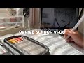 online school (study) vlog // what I eat in quarantine, resin, journaling and being productive~