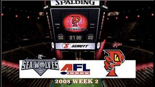 AFL REDUX 2008 Season Week 2 - New England Sea Wolves (1-0) @ Orlando Predators (1-0)