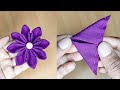 Diy easy tricks fabric flowers making   new design cloth flower making