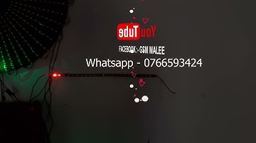 Knight Rider And Vip Light Design Using Led Matrix Studio Run On #Arduino Uno  #shorts