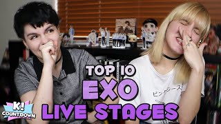 TOP 10 EXO LIVE STAGES ★ K!COUNTDOWN