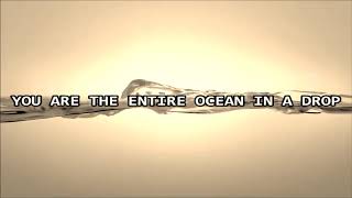 RUMI 'You are not a drop in the ocean ...' RUMI 'You are not a drop in the ocean ...'