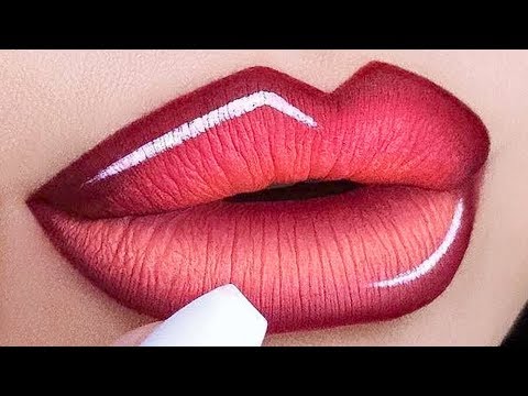 Most Sexy Lipstick Tutorial Compilation 2017-2018 - Amazing Lip Art Ideas 2018 - Part 3