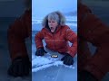 Frozen River Cracks Open #rescue #wildliferescue #animalrescue #youtubeshorts #extremerescue #shorts
