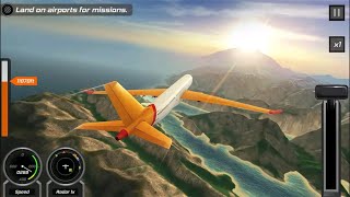 Flight pilot simulator 3D Free android gameplay - Flight Pilot Android games - aeroplane games screenshot 2