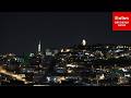 Air Raid Sirens Blare Across Jerusalem As Missile Fire Lights Up Night Sky
