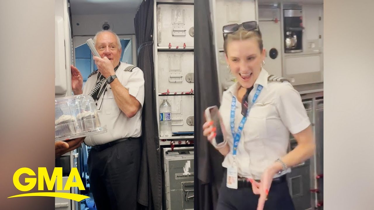Pilot shares last flight with co-pilot daughter before retiring