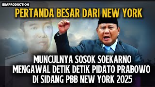 Pertanda Dari Newyork !! Muncul Sosok Soekarno Mengawal Prabowo di Sidang PBB NEW YORK 2025