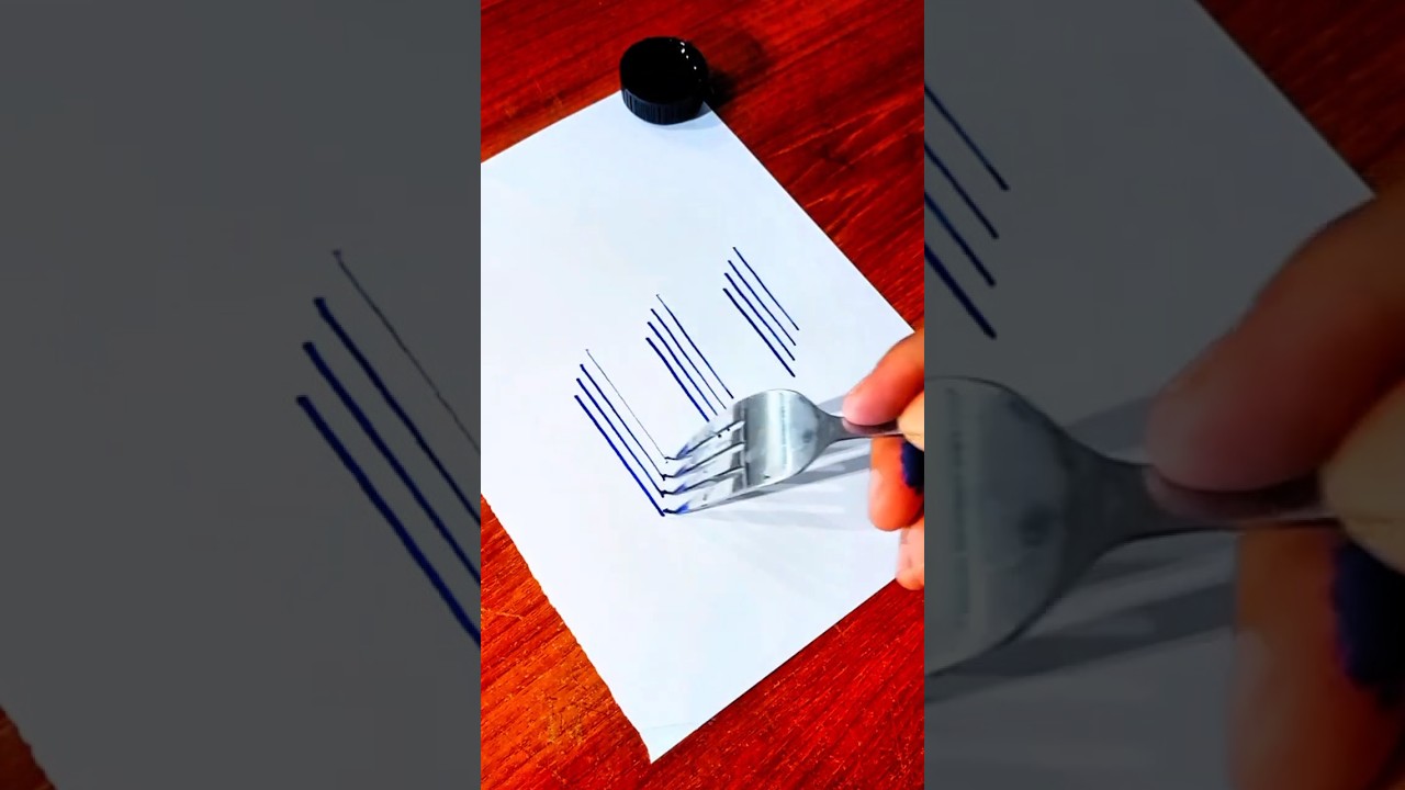 Spoon Calligraphy Challenge | Creating the Name Allah in Arabic #Shorts