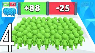 Count Masters Gameplay Walkthrough Part 4 - Epic Stickman Battles (iOS &amp; Android)