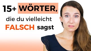 15+ schwierige Wörter im Deutschen - Verbessere deine deutsche Aussprache! Deutsch B2, C1, C2