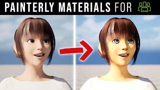 How to Get Painterly Materials on Character Creator Characters in Unreal Engine