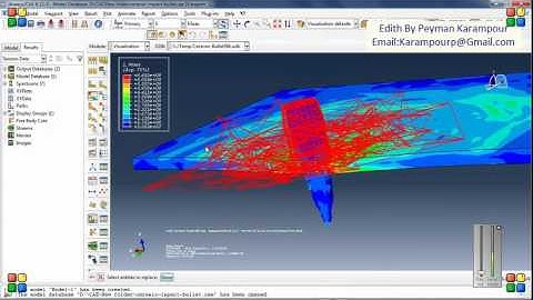 Simulation impact bullet to the ceramic target in Abaqus