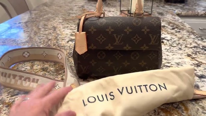 Review + Modshot túi Louis Vuitton CLUNY MINI M58931 Epi leather màu vàng  siêu xinh 