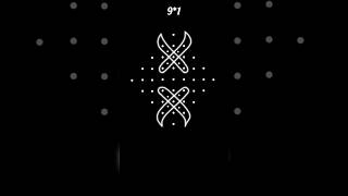 ⚛️ simple kolam shorts #kolam #poongothaikolangal #muggulu #rangoli #pullikolam #dailykolam