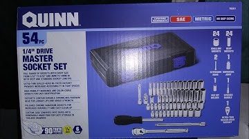 QUINN 54 PC 1/4"MASTER SOCKET SET🌎😲😲😲