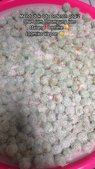 Part 2 | Mendadak orderan pagi 100mika klepon🥰😇 #idejualan #bakulanack #banyumas