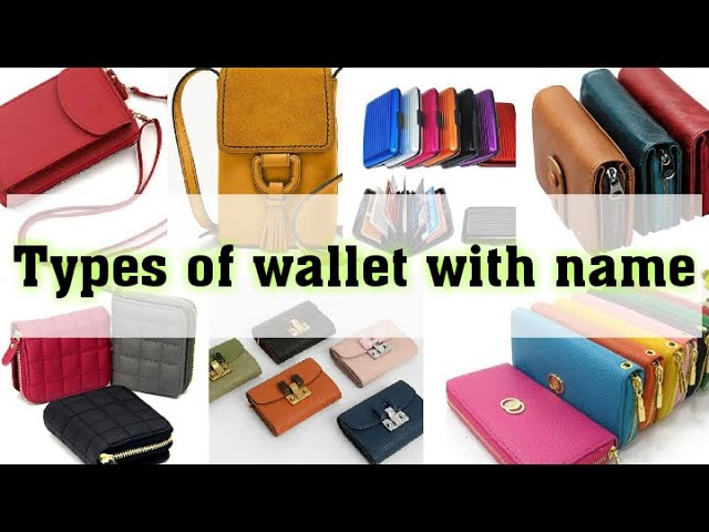 Types Of Wallet With Name/wallet for girls and women/different latest wallet  name 