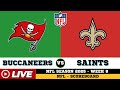 🔴LIVE : Tampa Bay Buccaneers Vs New Orleans Saints | NFL 2025 | NFL Live SCOREBOARD