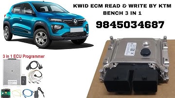 Renault Kwid Ecm read & write by Ktm Bench